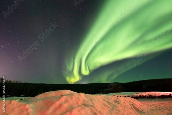 Obraz Aurora near northpole