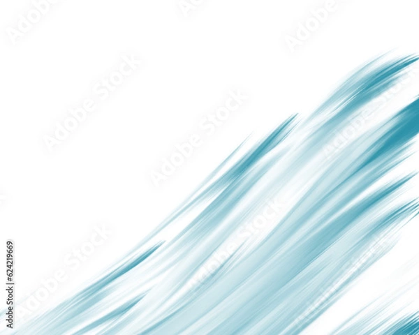 Fototapeta 清流の速い流れのイメージイラスト　背景