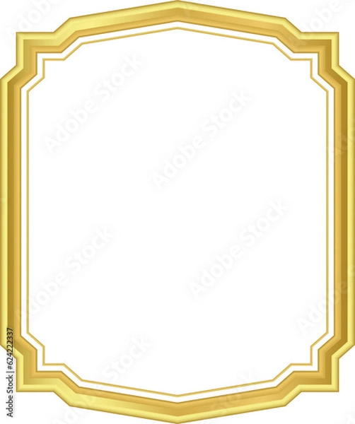 Obraz luxury islamic golden frame element design