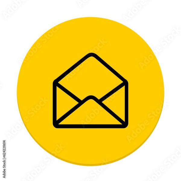 Fototapeta message I con button mail I con