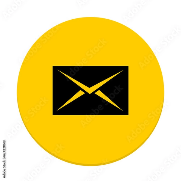 Fototapeta message I con button mail I con