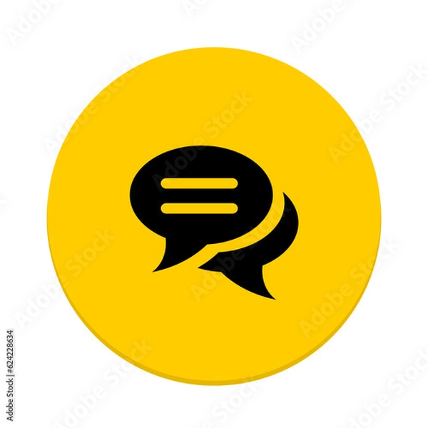 Fototapeta message i con button 