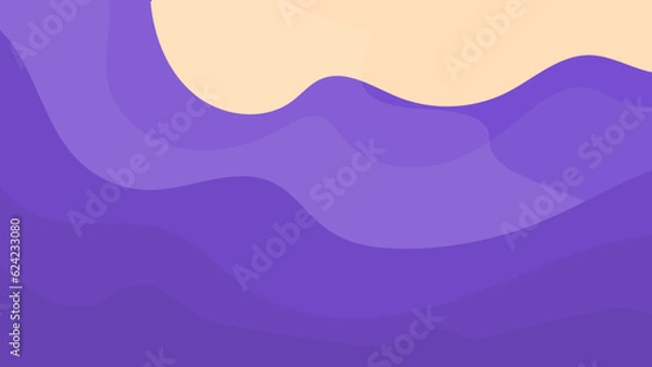 Obraz purple color beach waves abstract background