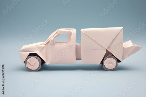 Obraz Truck Origami