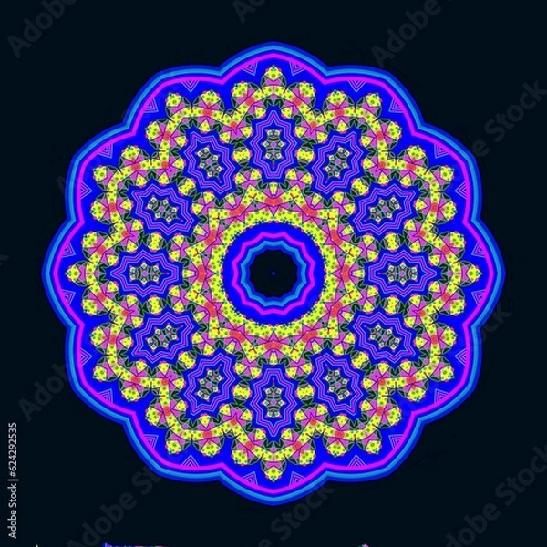 Fototapeta Abstract decorative mandala