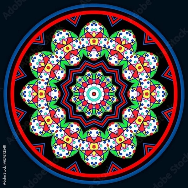 Fototapeta Abstract decorative mandala