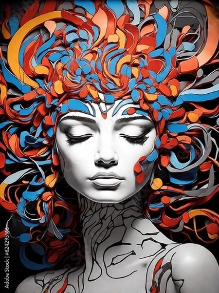 Obraz Migraine Mirage Illuminating the Aching Mind