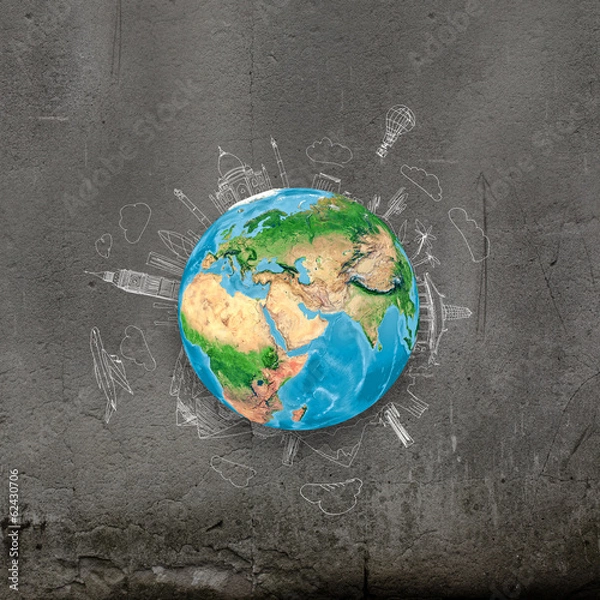 Obraz Around the world