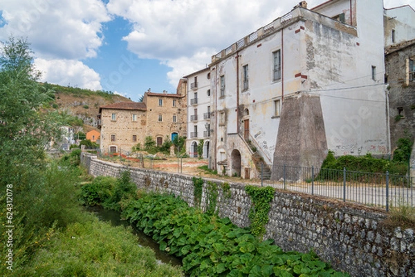 Obraz Views of the town of Pescina, L'Aquila, Abruzzo, Italy