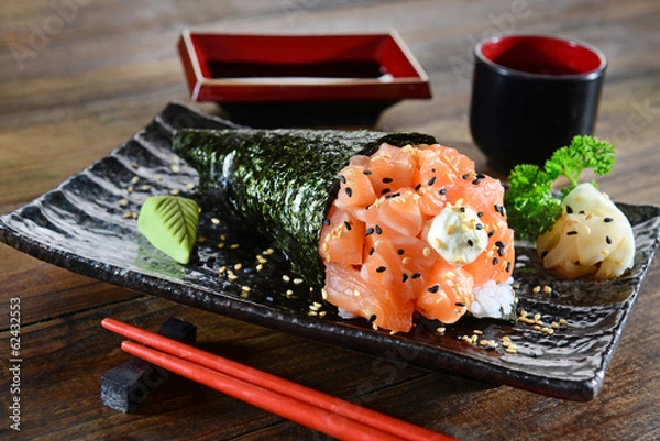 Obraz Temaki - japońskie jedzenie