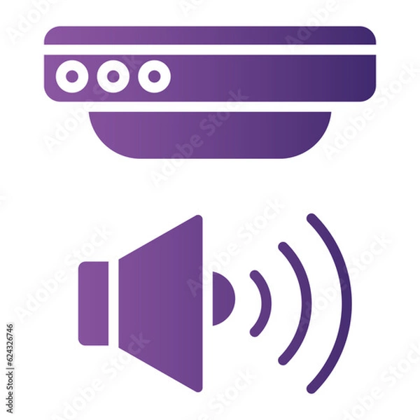 Obraz sound sensor icon