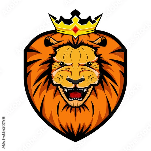 Obraz lion head vector