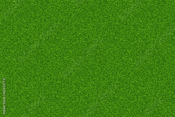 Fototapeta Lawn grass big texture seamless pattern. Vector