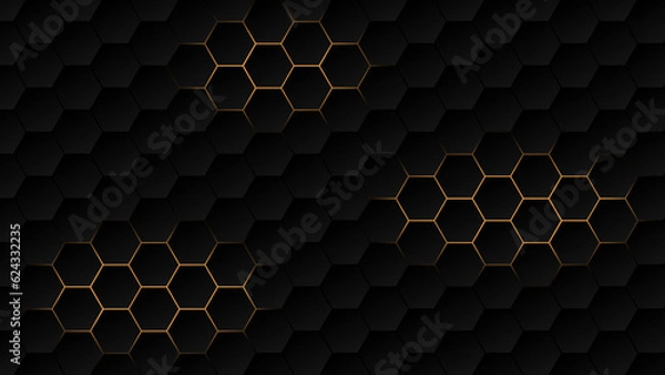 Obraz background with honeycombs