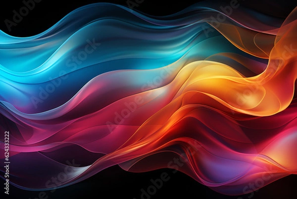 Fototapeta Light Background, generative AI