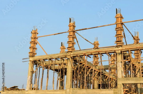 Fototapeta Building under construction