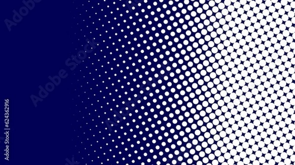 Obraz blue color gradient abstract background with dots 