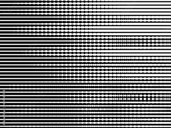 Obraz black and white stripes