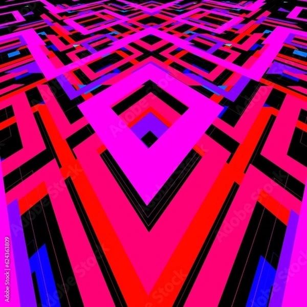 Obraz abstract background with squares 