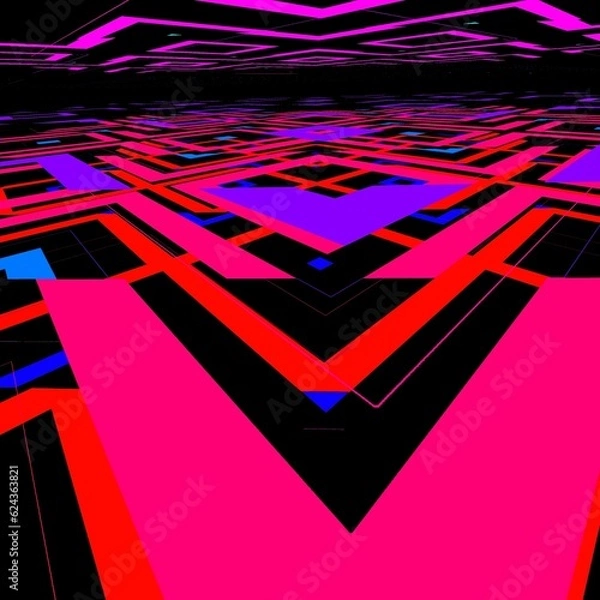 Obraz abstract background with squares