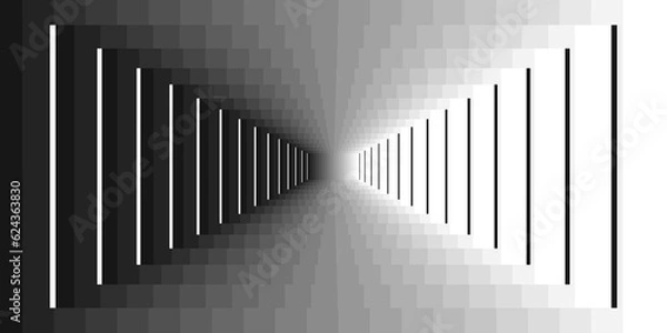 Obraz black and white background room corridor