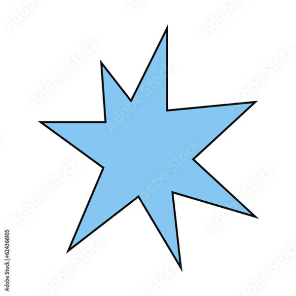 Obraz Abstract Star Shape