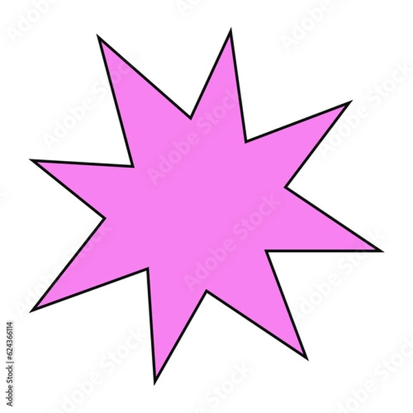 Obraz Abstract Star Shape