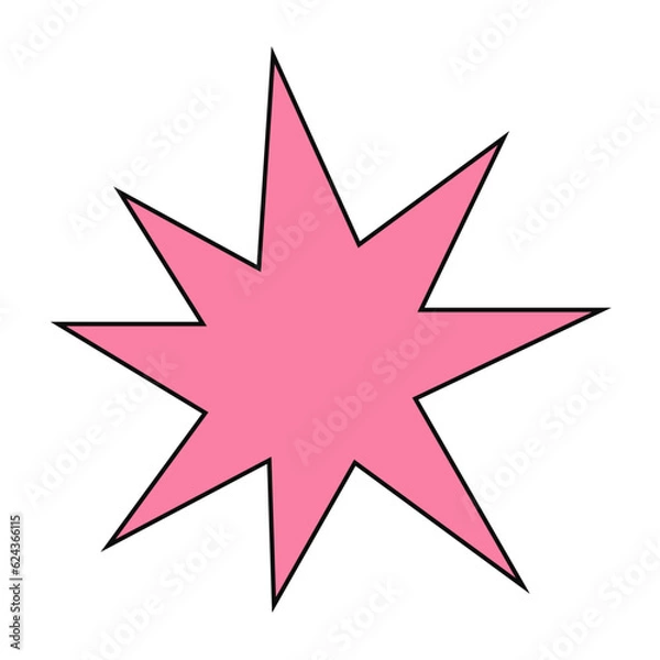 Obraz Abstract Star Shape