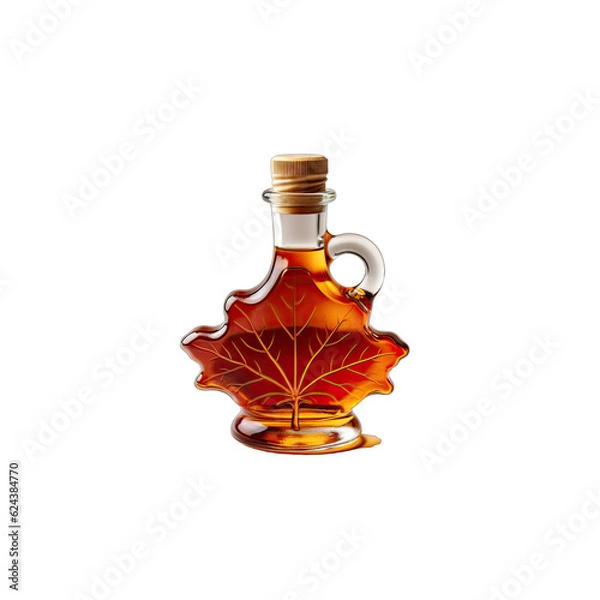 Obraz Maple syrup isolated on transparent background. Food theme.