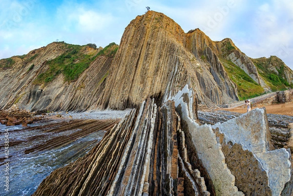 Obraz The rocks exposed at low tide