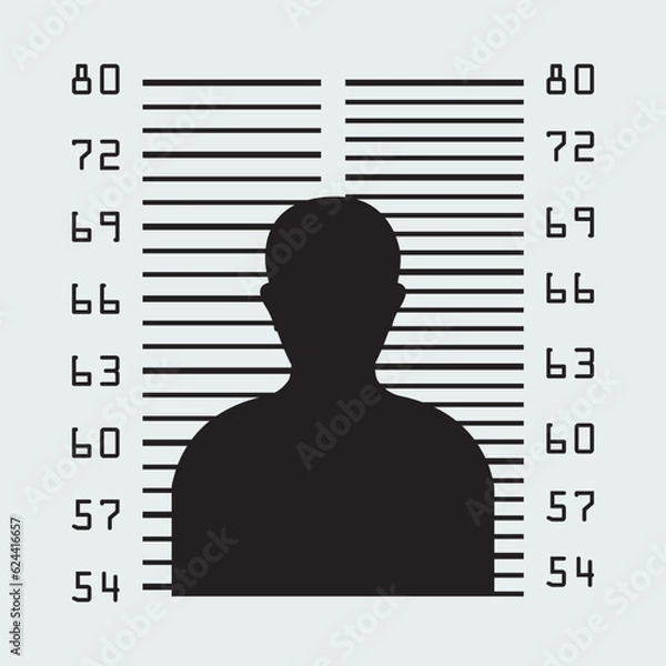 Obraz mugshot design cartoon vector design illustration