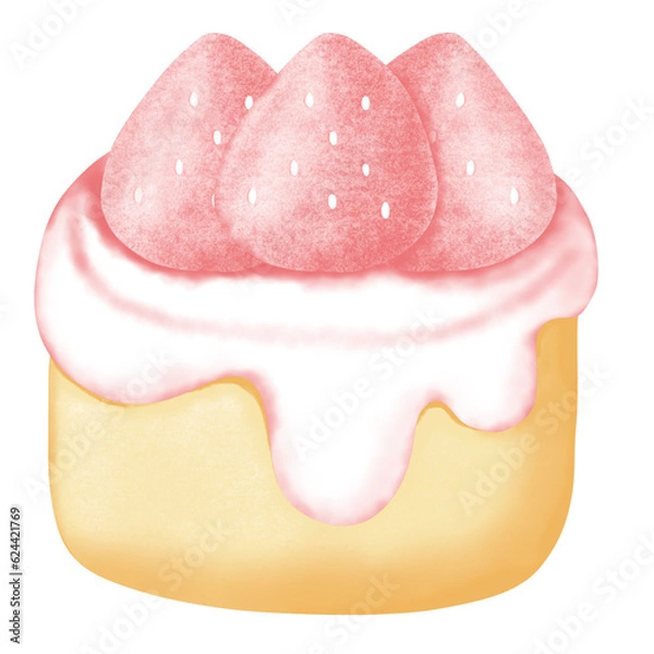 Obraz strawberry cake