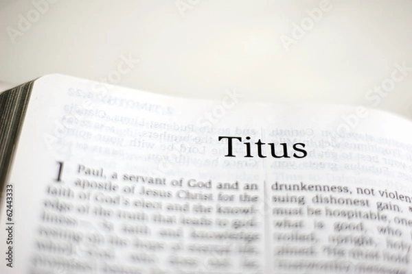 Fototapeta Book of Titus