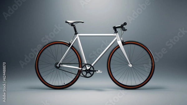 Fototapeta bicycle on the wall