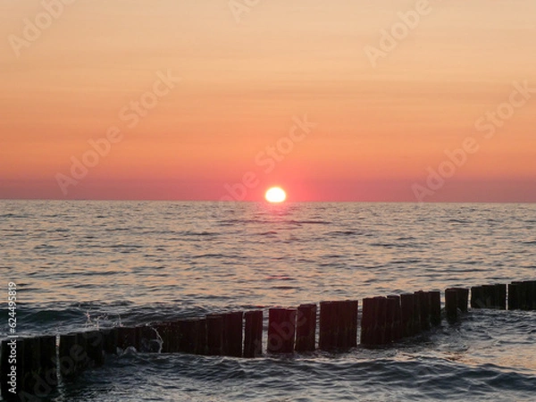 Obraz sunset over the sea