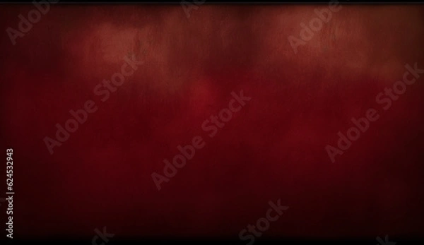 Fototapeta Red Smooth Wall Textured Background