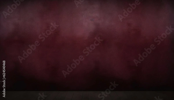 Obraz Dark Maroon Smooth Wall Textured Background