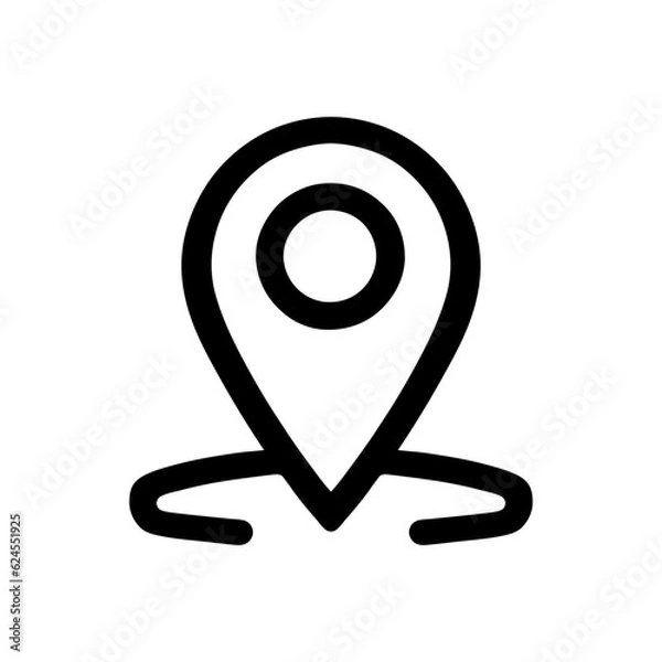 Fototapeta location icon