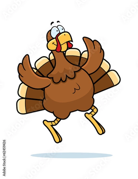 Fototapeta Skakanie z indyka