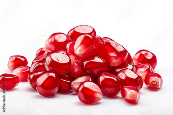 Obraz pomegranate isolated on white background