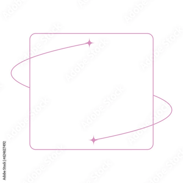 Obraz Minimalist Monoline Aesthetic Frame