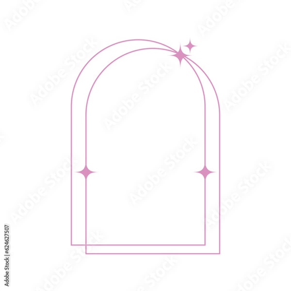 Obraz Minimalist Monoline Aesthetic Frame