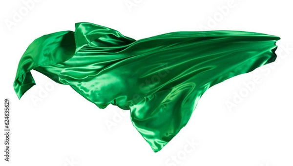 Obraz Green cloth flutters