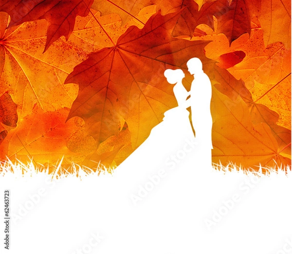 Obraz Свадьба. Жених и невеста