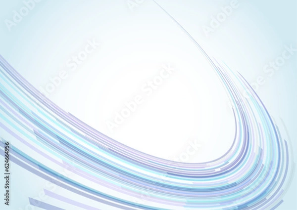Obraz 明るい抽象ウェーブ背景