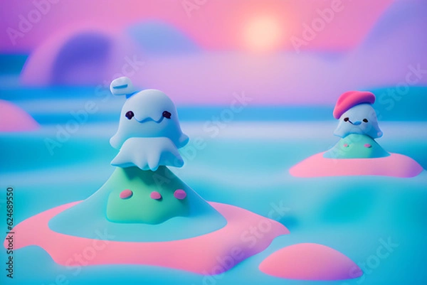 Obraz ocean, Generative AI