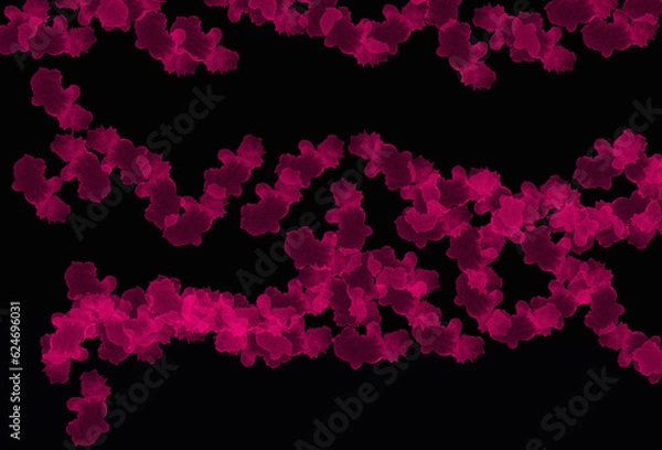 Obraz pink and black background