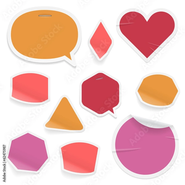 Obraz Labels and stickers