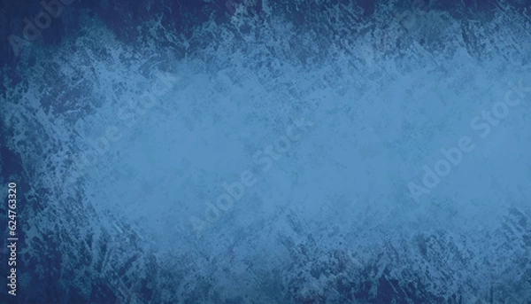 Fototapeta Beautiful grunge grey blue background. Panoramic abstract decorative dark background. Wide angle rough stylized mystic texture wallpaper with copy space for design vector illustration.