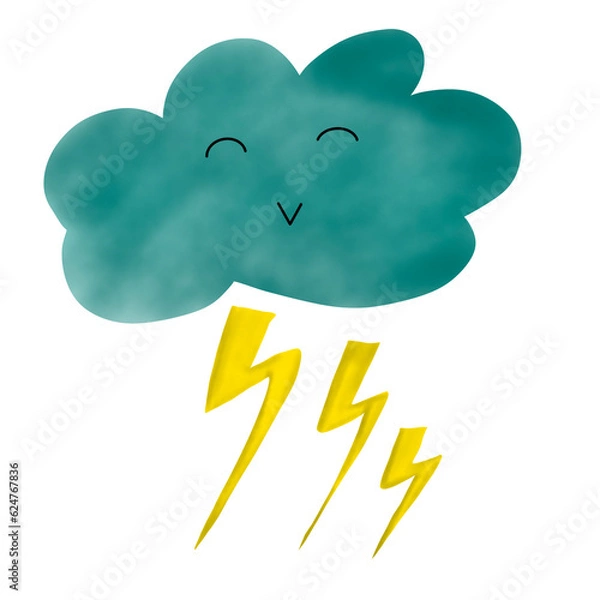 Obraz cloud and thunder